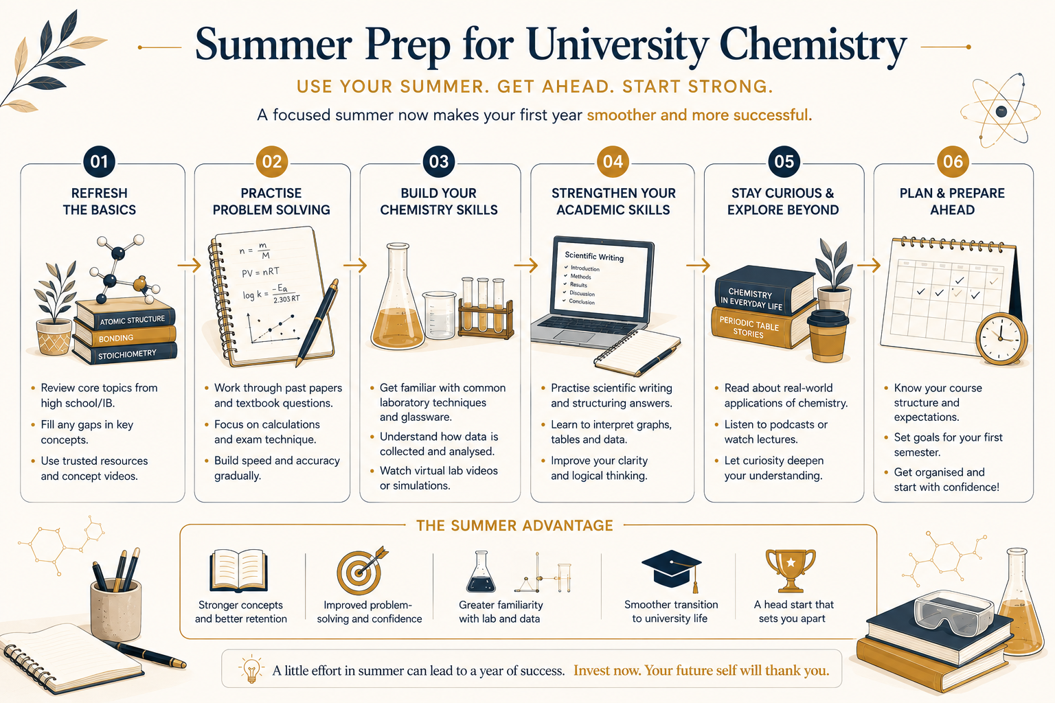Summer Prep for University Chemistry